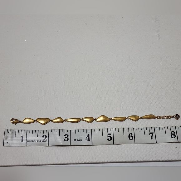 Kendra Scott Kira Link Bracelet In Vintage Gold - Picture 2 of 4